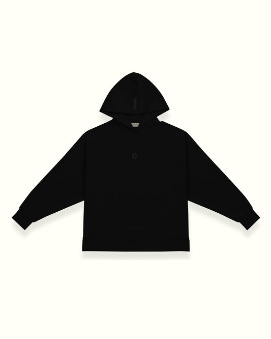 THE INNERSEJUK RELAXED HOODIE  IN BLACK