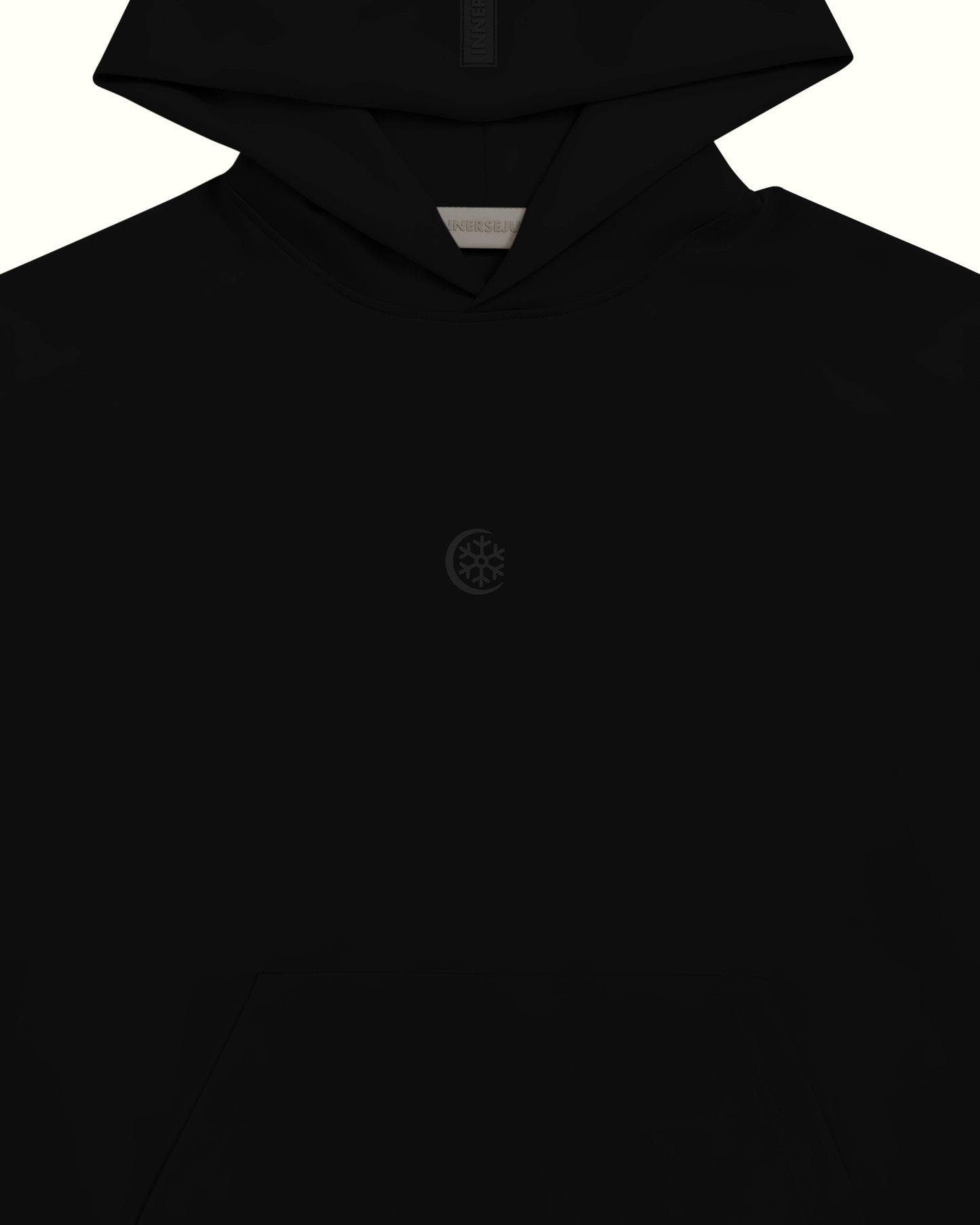 THE INNERSEJUK RELAXED HOODIE  IN BLACK