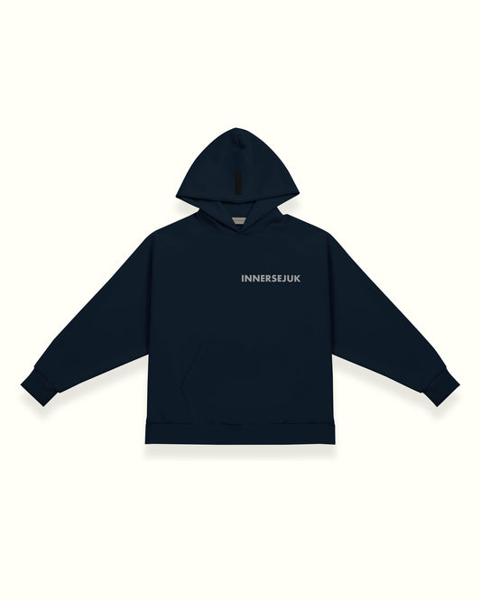 THE CLASSIC RELAXED HOODIE IN DARK BLUE