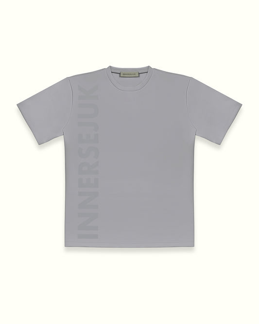 THE ICON RELAXED TEE IN LIGHT GREY
