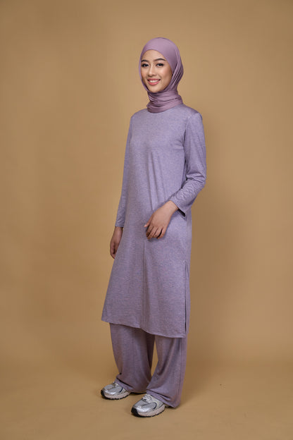 Santai long suit in pastel lilac