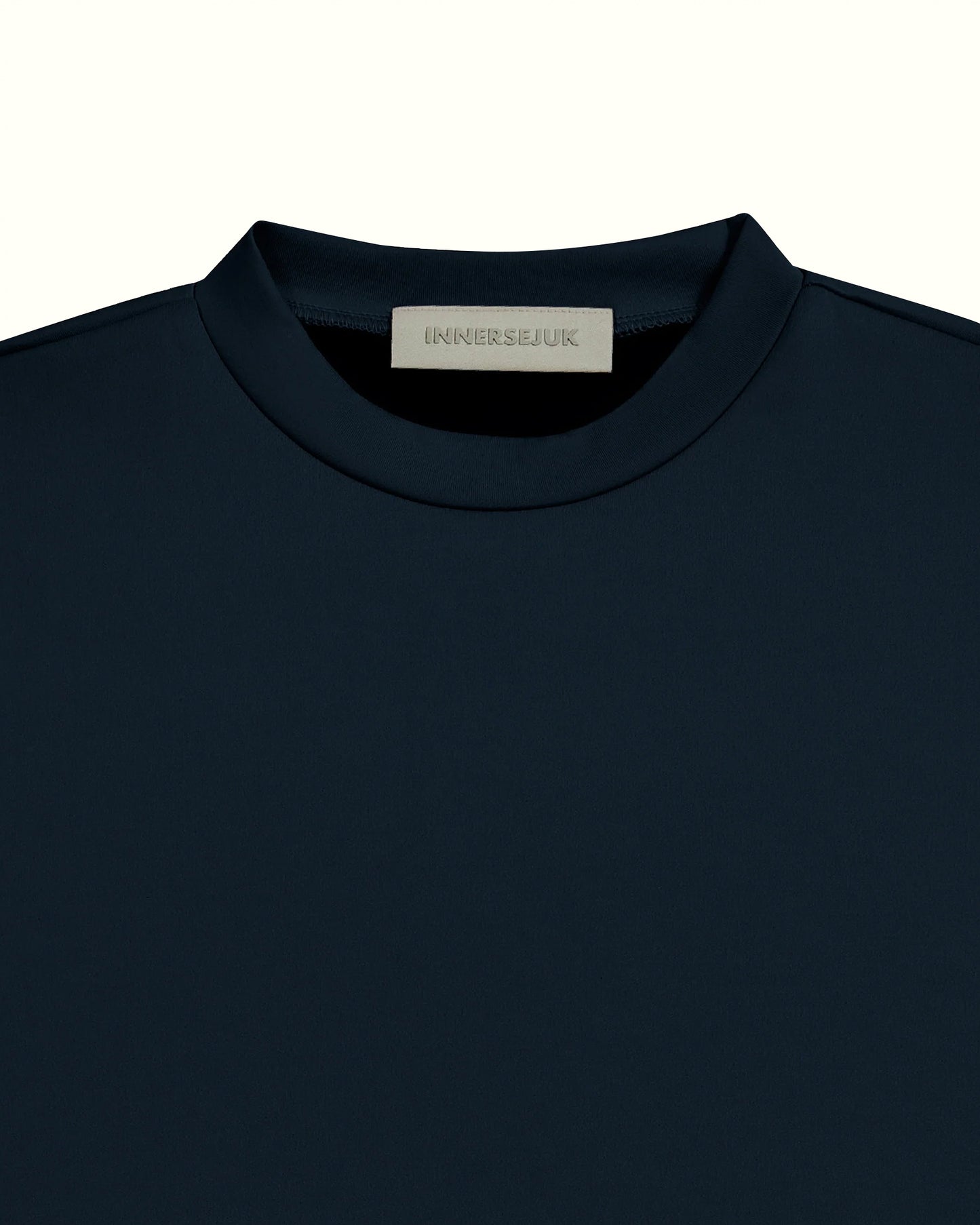 THE LOGOMANIA 2-IN-1 CROP TOP  IN DARK BLUE