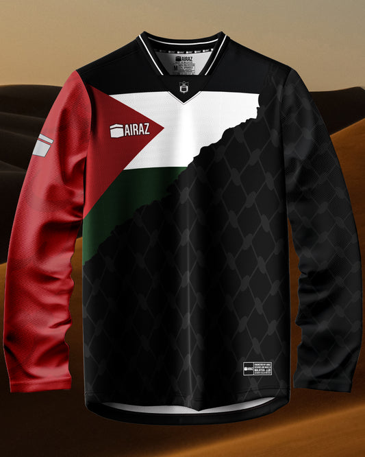 Premium Airaz Spirit of Freedom Jersey in Black Long Sleeve