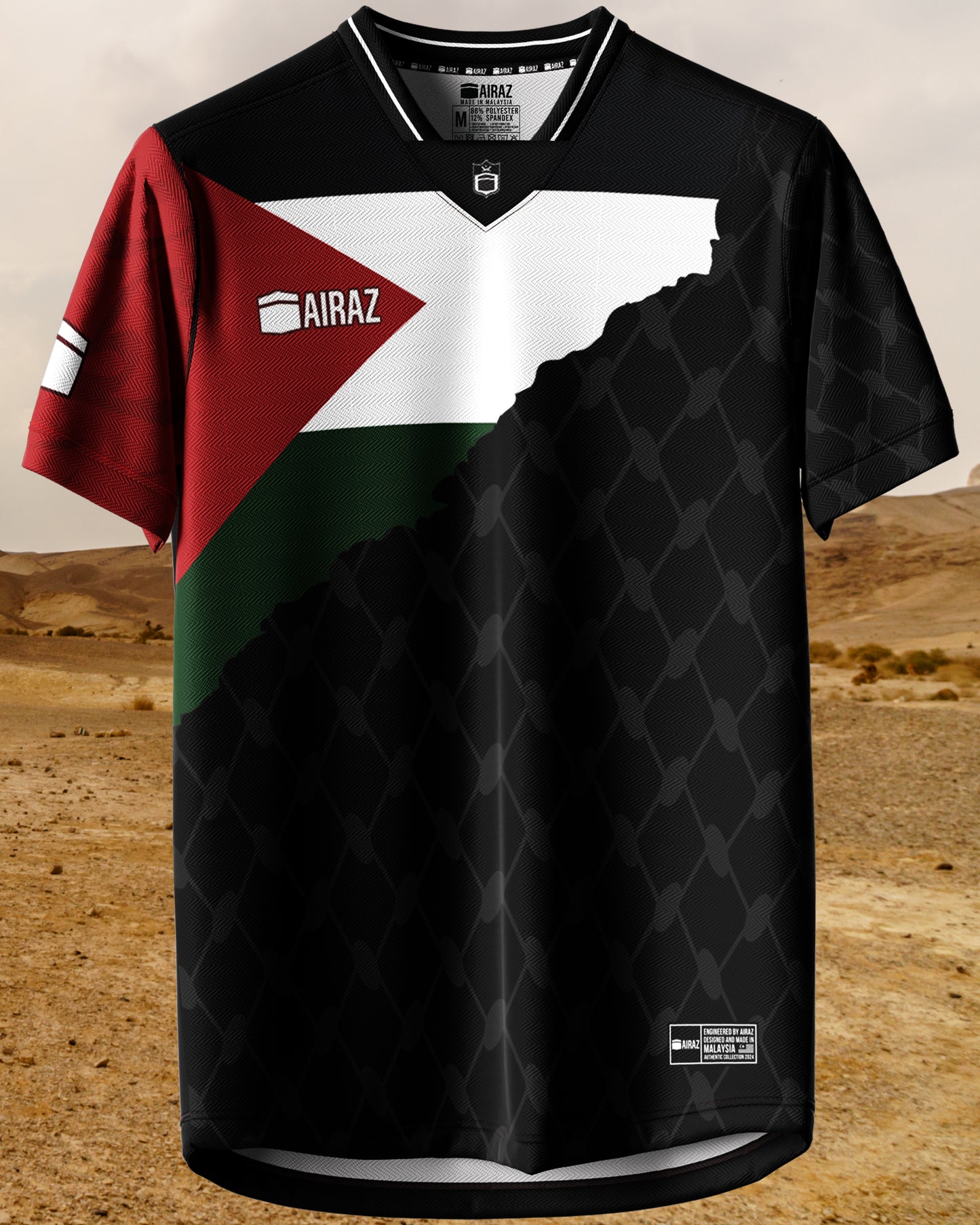 Premium Airaz Spirit of Freedom Jersey in Black