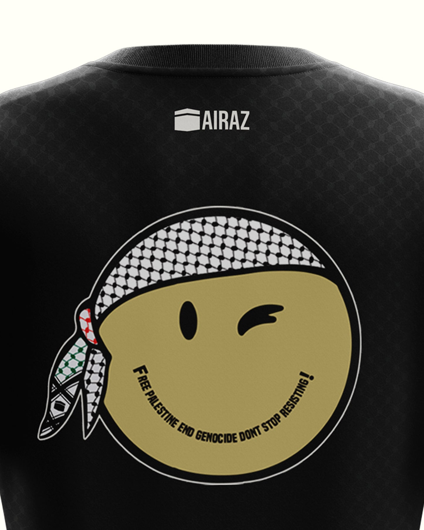 The Smiling Warrior Tee in Black Long Sleeve