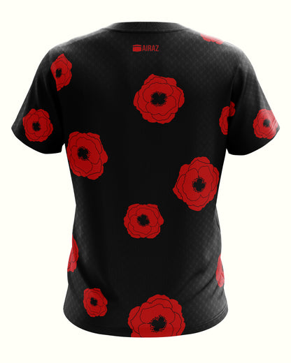 The Poppy Tee in Black