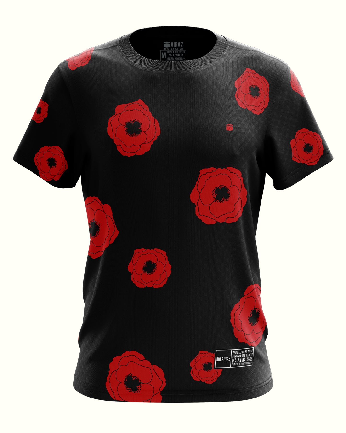 The Poppy Tee in Black