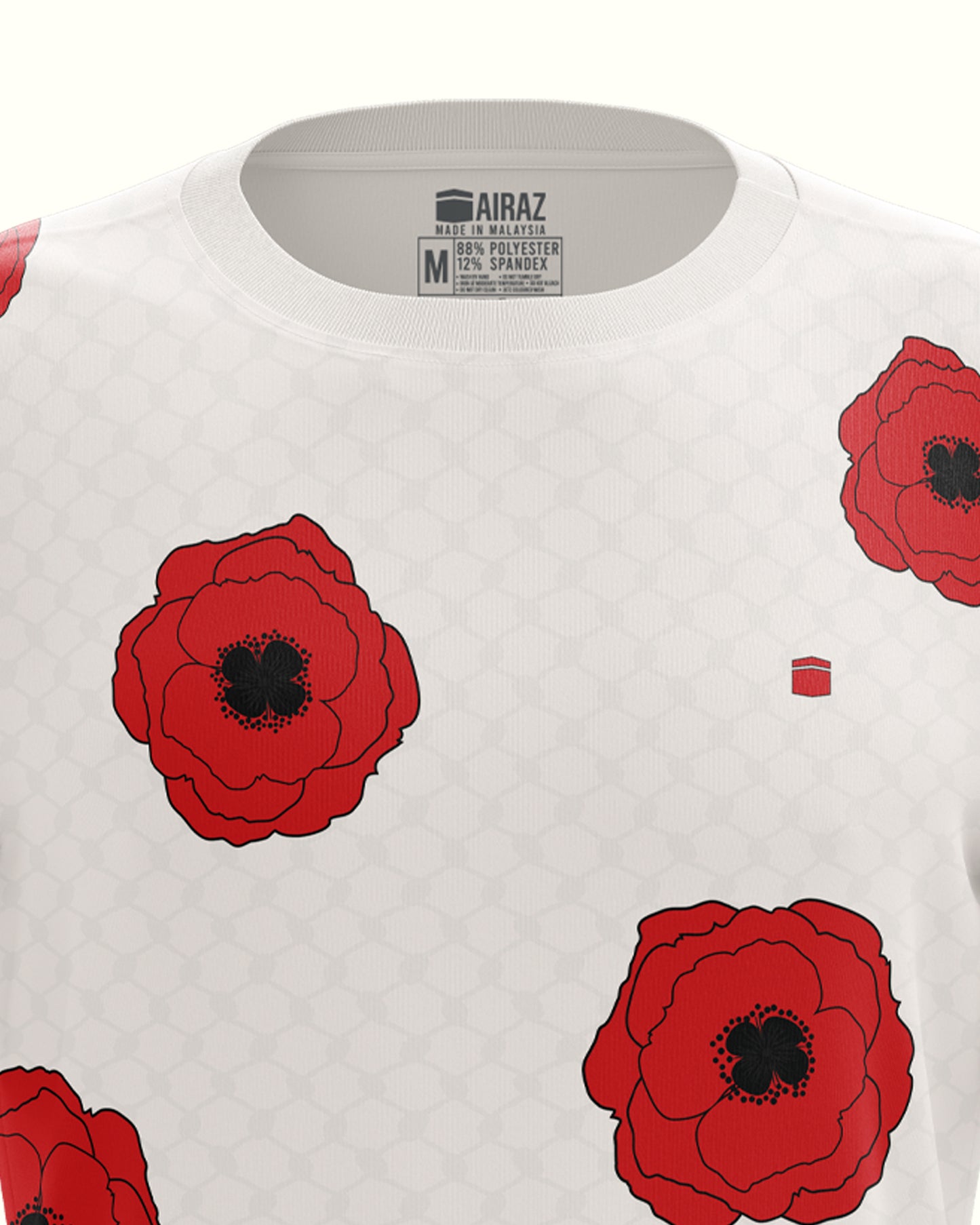 The Poppy Tee in Off White