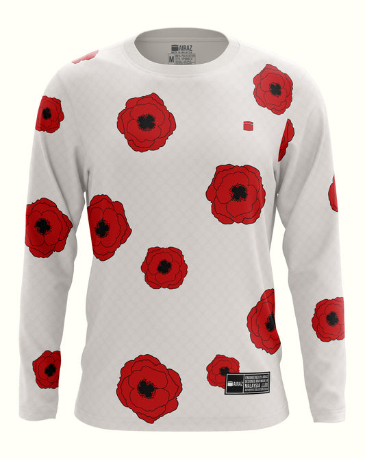 The Poppy Tee in Off White Long Sleeve