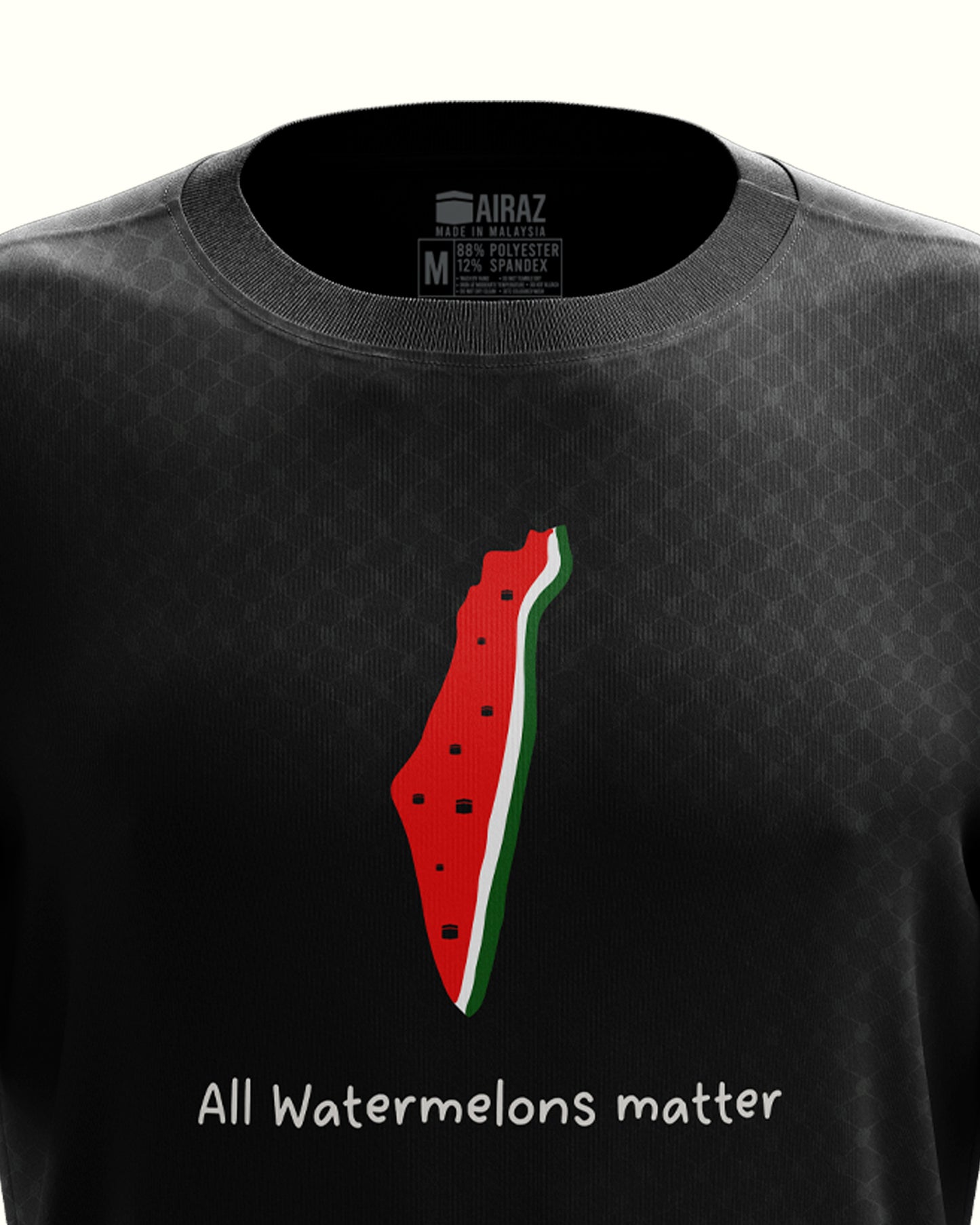 The Watermelon Tee in Black Long Sleeve