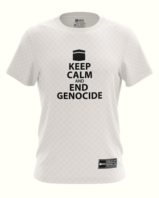 The End Genocide Tee in Off White