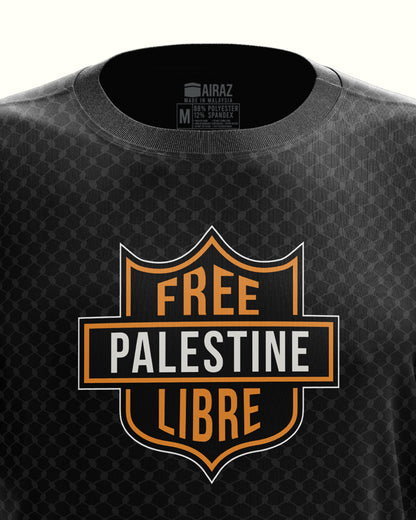 The Libre Palestine Tee in Black