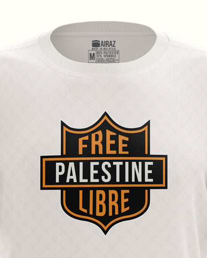 The Libre Palestine Tee in Off White