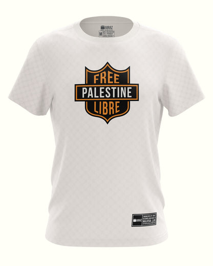 The Libre Palestine Tee in Off White