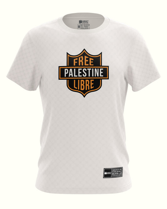 The Libre Palestine Tee in Off White